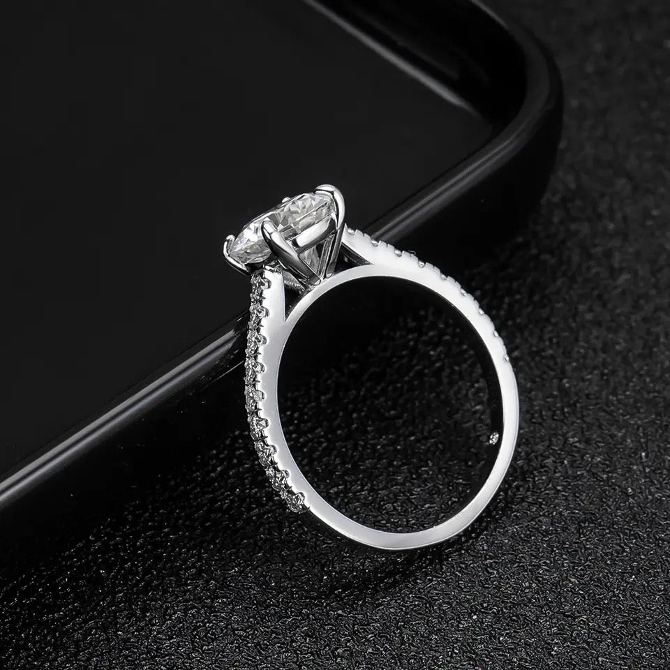 "The OG" 3ct Round Brilliant Moissanite Engagement Ring 925 Silver