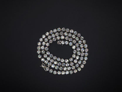 5mm Moissanite Tennis Chain Front