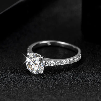 "The OG" 3ct Round Brilliant Moissanite Engagement Ring 925 Silver