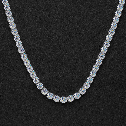 5mm Moissanite Tennis Chain Detail